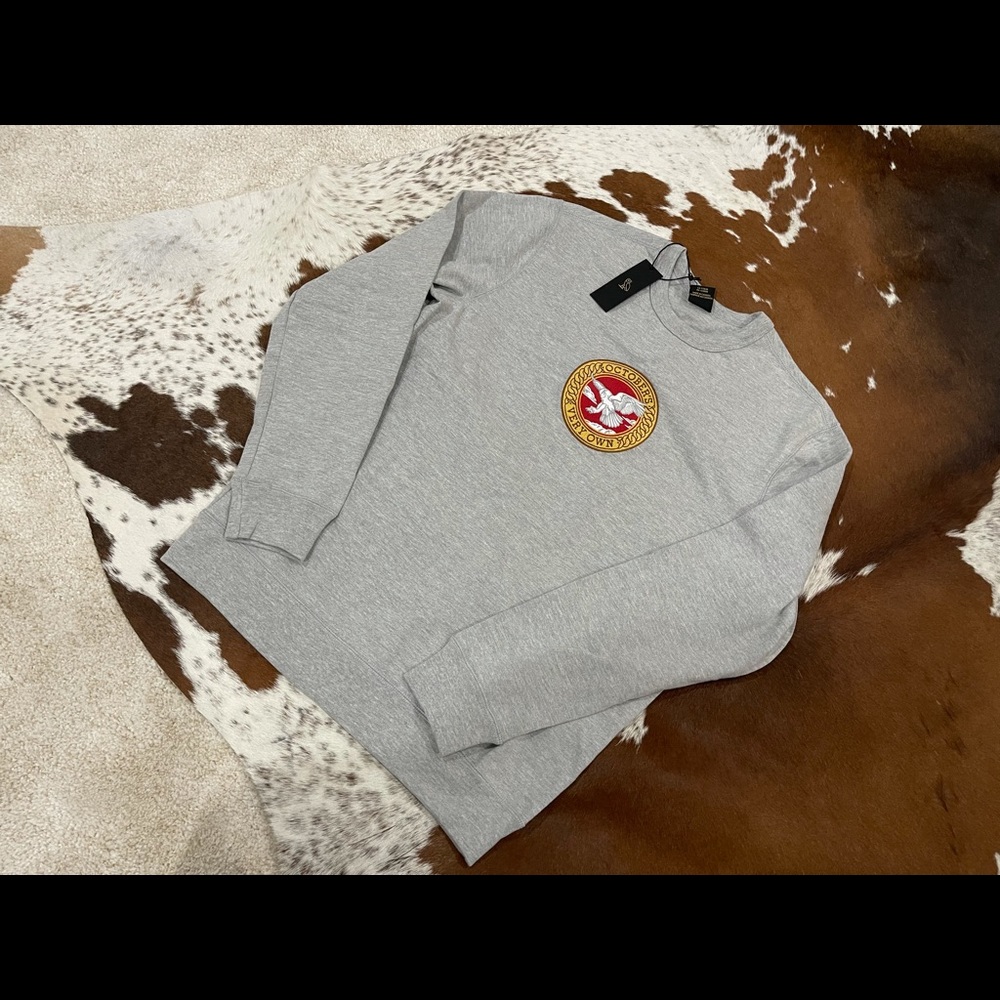 OVO octobers very own heather grey Sweatshirt crew neck